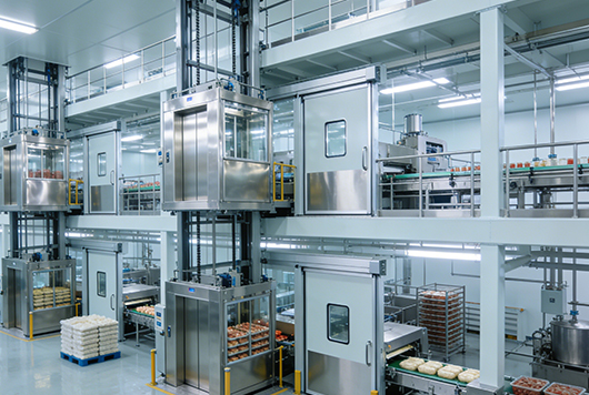 食品加工厂洁净车间多层产线衔接方案